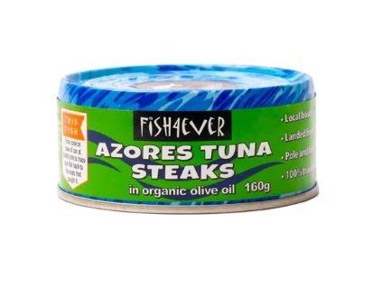 Fish4Ever Filet z tuňáka v bio olivovém oleji 160g