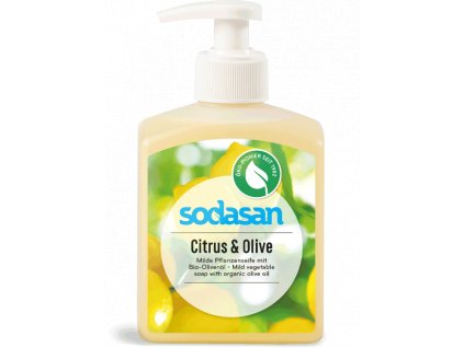 Sodasan Mýdlo tekuté citrus a olivy 300ml eco