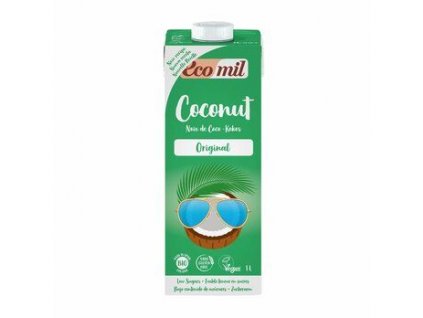 Ecomil Kokosový nápoj s agávovým sirupom 1l bio