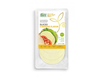 MozzaRisella Cheddar plátky 80g bio