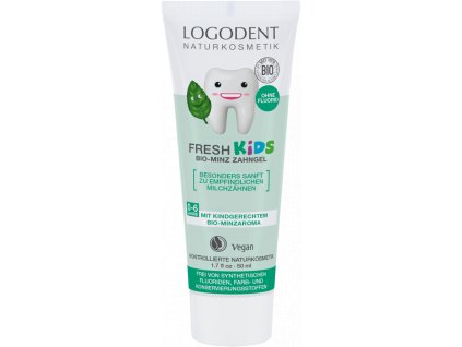 Logona Tooth gél gyerekeknek menta 50ml öko