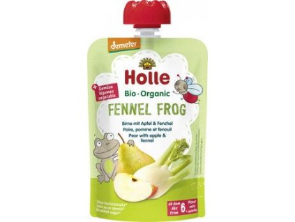 Holle Žába Pyré hruška, jablko, fenykl 100g bio