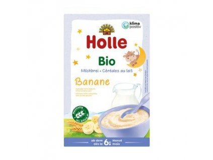 Holle Mléčná kaše s banánem 250g bio