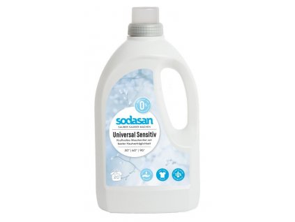 Sodasan Prací gel univerzální Sensitive 1,5l eco