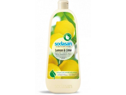 Sodasan Geschirrspülmittel Zitrone und Limette 1l Öko