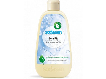 Sodasan Lichid de spălat vase fără parfum 500ml eco