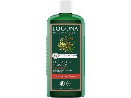 Logona Shampoo for red and brown hair with henna 250ml eco