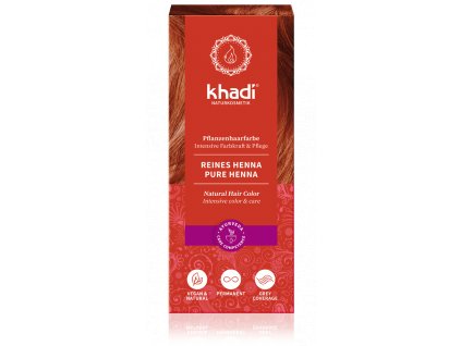 Khadi Pure Henna Haarfarbe 100g Öko