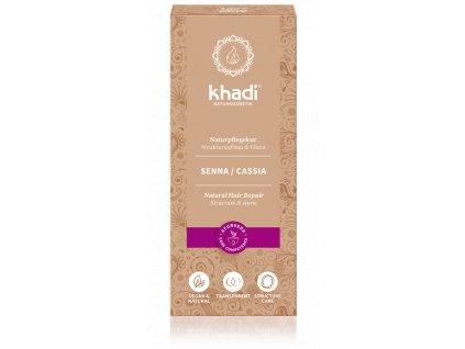 Khadi Bezbarvá Senna/Cassia barva na vlasy 100g eco