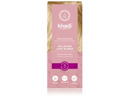 Khadi Světlá blond barva na vlasy 100g eco