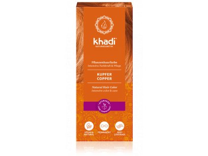 Khadi Medená farba na vlasy 100g eco