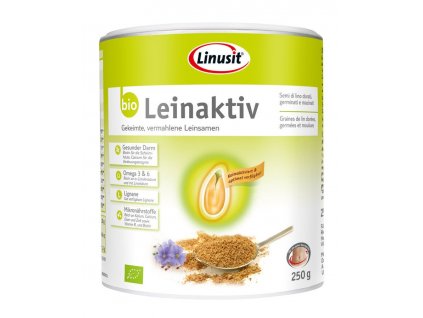 Linusit Seminte de in macinate incoltite 250g bio