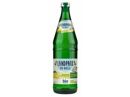 Landpark Minerální voda zakalený citrón 750ml bio