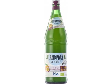 LandPark Minerální voda pomeranč a maracuja 750ml bio