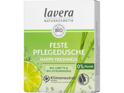Lavera Tuhé sprchové mýdlo Happy Freshness 50g eco