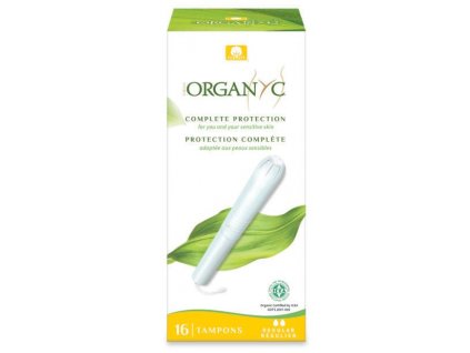 Organyc Tampons mit Applikator REGULAR 16 Stück Öko