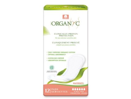 Organyc Maternity pads 12pcs eco