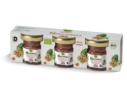 Rigoni di Asiago Nocciolata Crema de alune 3x25g bio