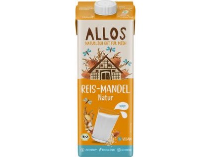Allos Băutură de orez-migdale 1 l organic