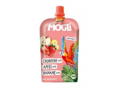 MOGLi Erdbeer-Apfel-Bananen-Püree 120g Bio