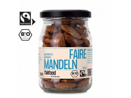 Fairfood Mandle pražené solené 145g bio