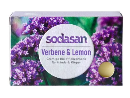 37335 sodasan mydlo verbena a citron 100g eco