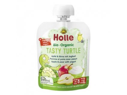 Holle Turtle Puree apple, pear with yogurt 85g organic