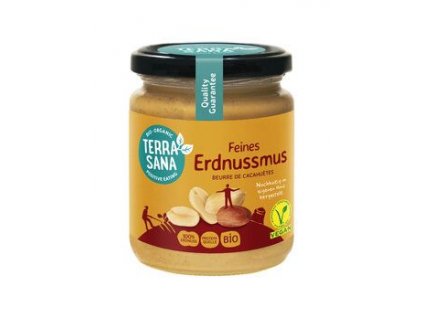 Terrasana Peanut butter smooth 250g organic
