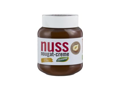 Dennree Walnut Nougat Cream 13% Nuts 400g Organic