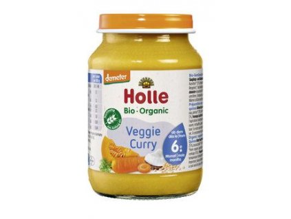 Holle Příkrm vegetariánské kari 190g bio