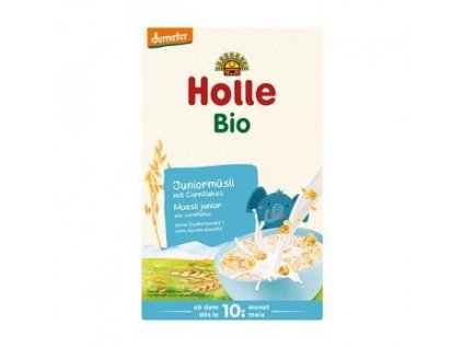 Holle Junior muesli cu fulgi de porumb 250g organic
