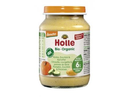 Holle Príkrm tekvica, cuketa a zemiaky 190g bio