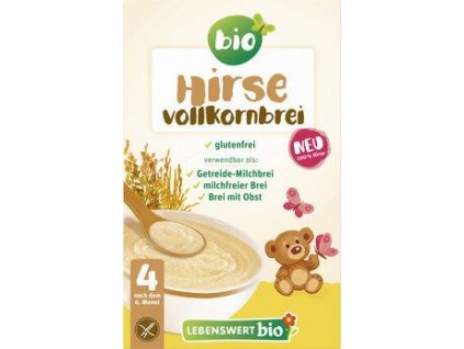 Lebenswert Whole grain millet porridge 225g organic