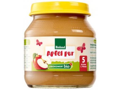 Lebenswert Piure de mere 125g organic