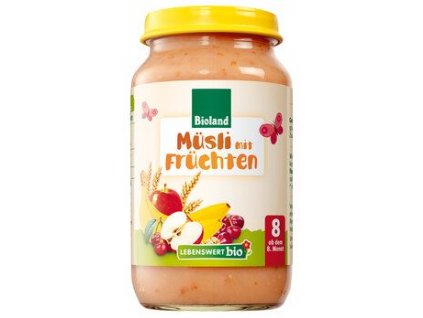 Lebenswert Piure de muesli cu fructe 220g organic