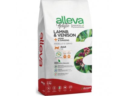 ALLEVA HOLISTIC Cat Dry Adult Miel & Cerb 5kg