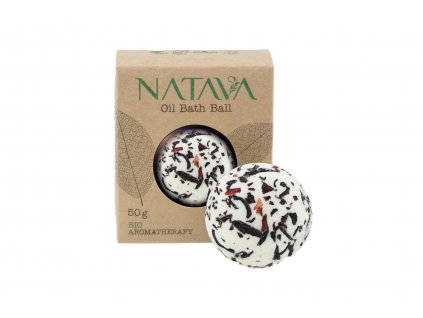 Bath oil ball - Hibiscus - Natava 50g