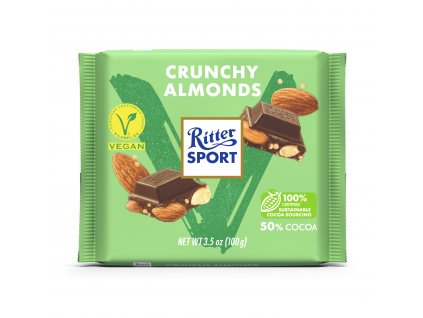 VÂNZARE!!! Ciocolata vegana cu migdale 100 g RITTER SPORT