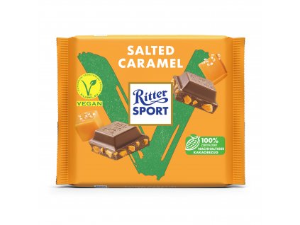 Čokoláda vegan se slaným karamelem 100 g RITTER SPORT