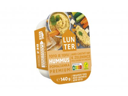 Pomazánka tofu hummus premium - Lunter 140g