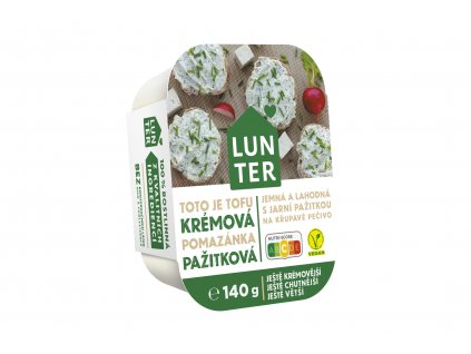 Creamy chive tofu spread - Lunter 140g