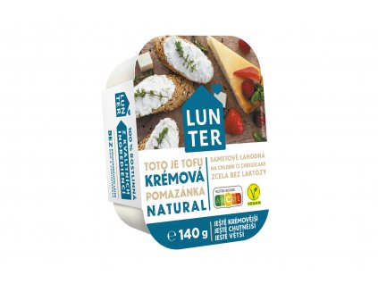 Pomazánka tofu krémová natural - Lunter 140g