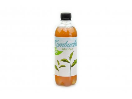 Kombucha bílý čaj BIO - Stevikom 500ml