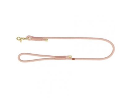 Soft Rope kulaté tkané vodítko, růžová/světlerůžová (Velikost vodítka SOFT ROPE S-XL: 1,00 m/ 10 mm)