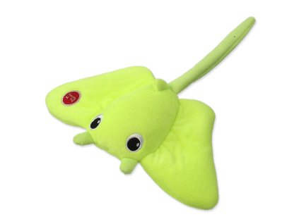 Dog Fantasy Glow toy stingray green glow in the dark 27cm