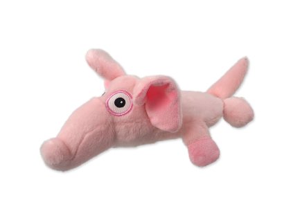 Dog Fantasy Silent Squeak toy elephant pink 26cm