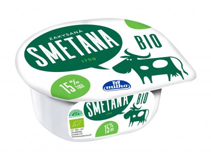 Bio zakysaná smetana MILKO 175 g