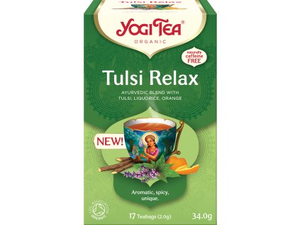 Čaj Tulsi Relax 17 sáčků 34 g BIO YOGI TEA