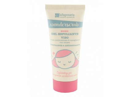 laSaponaria Peelingový gel na obličej WonderScrub BIO (100 ml)