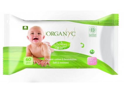 Organyc Baby Wet Wipes BIO (60 pcs)